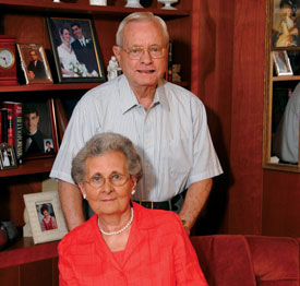Bob and Mary Ruth Hundley. Bob Hundley passed away on Feb. 24.