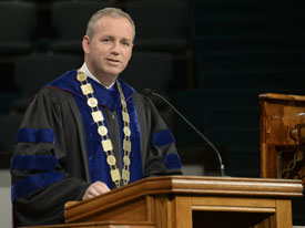 The inauguration of Union President Samuel W. "Dub" Oliver will take place Nov. 7 at 2 p.m. (Photo by Morris Abernathy)