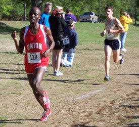 Union freshman Henry Rop finished fifth in the NAIA National Championship meet Nov. 17 in Wisconsin.