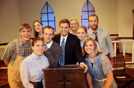 "Smoke on the Mountain" will run through Oct. 28. (Photo by Morris Abernathy)