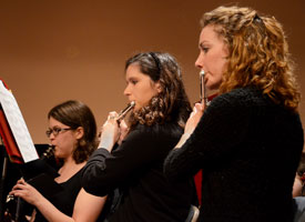 Union's Symphonic Band will be in concert Nov. 10 in the G.M. Savage Memorial Chapel. (Photo by Victoria Stargel)