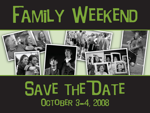 Family Weekend - Oct. 3-4, 2008