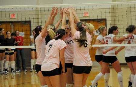 The Union starters get set for play in a match versus Rhodes College. - Photo by Morris Abernathy