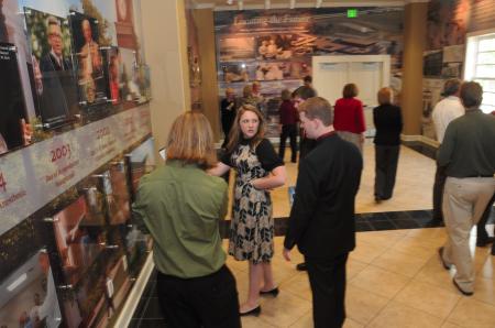 The Union Community reviews the Heritage Center's timeline. - Photo by Morris Abernathy