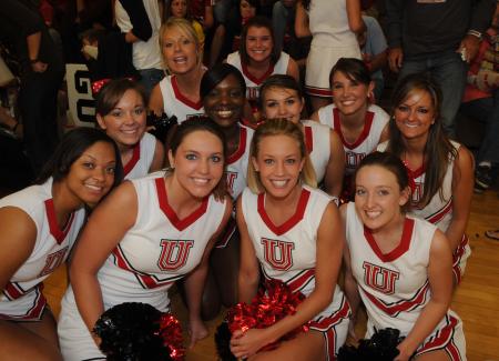 Union cheerleaders - Photo by Morris Abernathy