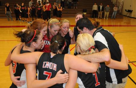 Union celebrates their 2008 TranSouth Tournament Championship. - Photo by Morris Abernathy