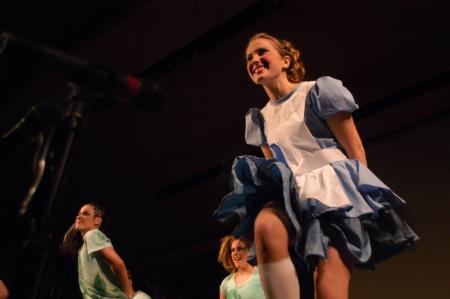 The ladies of Zeta Tau Alpha perform in the SAC Variety Show. - Photo by Angela Abbamonte