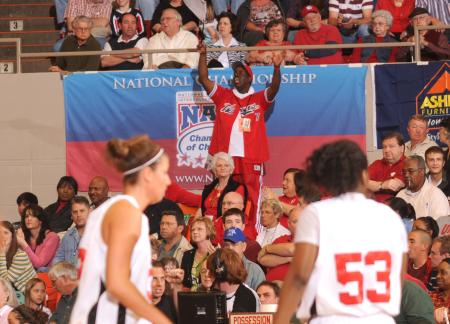 Union fans were present in large numbers at Oman Arena for the NAIA national championship game. - Photo by Morris Abernathy