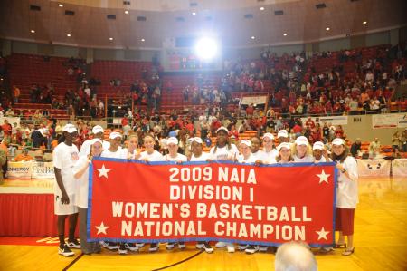 Union claims 2009 NAIA Women's Basketball National Title. - Photo by Morris Abernathy
