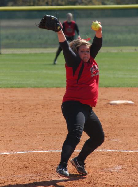 Sydney McMillin delivers a pitch to the plate. - Photo by Steven Aldridge