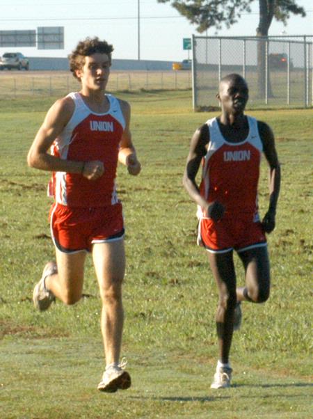 Seth Covington (left) and Hillary Maiyo - Photo by Steven Aldridge