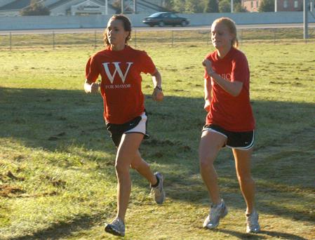 Kayla Hauss (left) and Carissa Wilson - Photo by Steven Aldridge