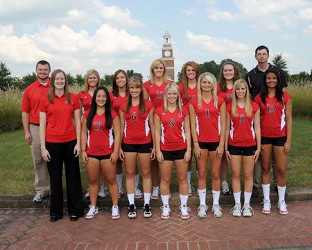 2009 Union University volleyball team - Photo by Morris Abernathy