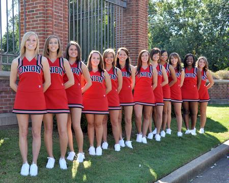 2009-10 Union University Cheerleaders - Photo by Steven Aldridge