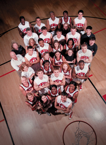 2001-2002 Union University Bulldogs and Lady Bulldogs - Photo by Jim Veneman