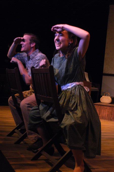 David Conway and Sara Chinery perform in the Union Players' production of Smoke on the Mountain. - Photo by Angela Abbamonte