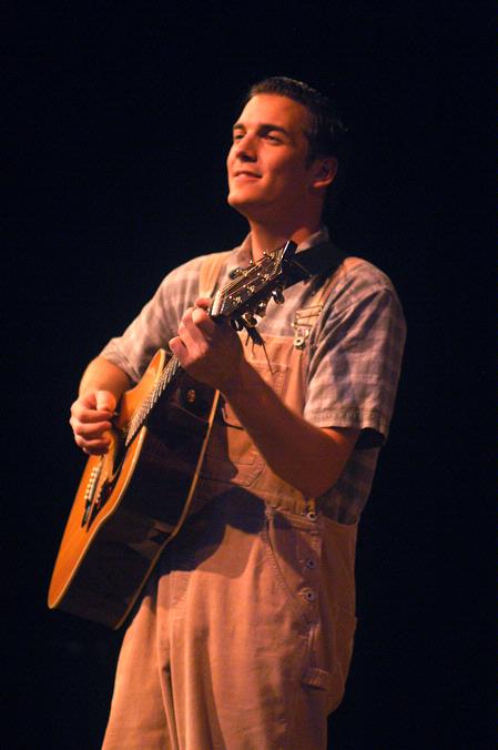 David Conway performs in Smoke on the Mountain. - Photo by Angela Abbamonte