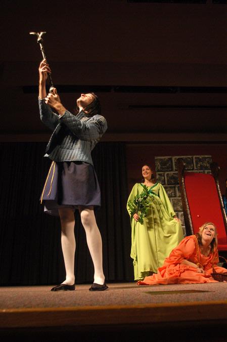 Kip Arrowood performs in Robin Hood for the annual Children's Show. - Photo by Angela Abbamonte