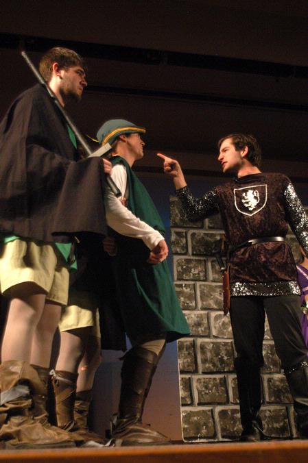 David Conway and Matt Stimmel perform in Robin Hood for the annual Children's Show. - Photo by Angela Abbamonte