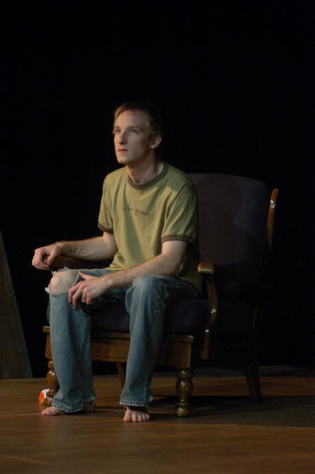 Kip Arrowood performs in Reap the Whirlwind. - Photo by Angela Abbamonte