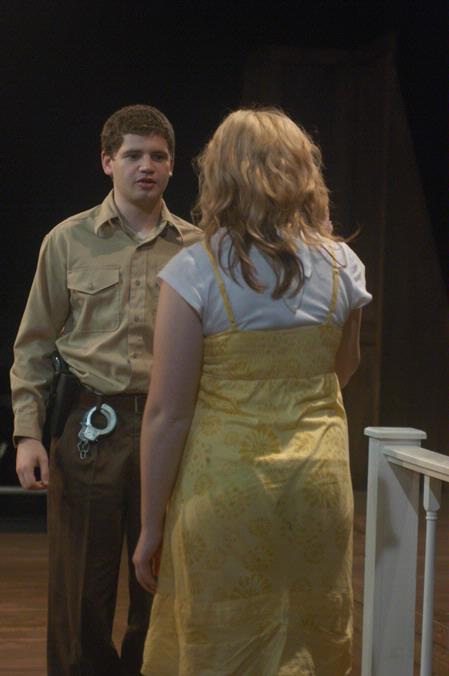 Brandon Walker and Tiffany Wade perform in Reap the Whirlwind. - Photo by Angela Abbamonte