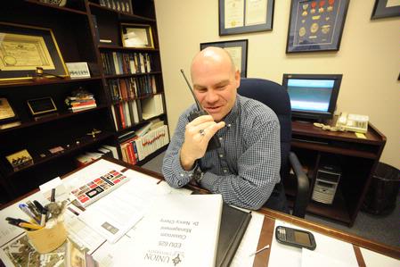 Bill Young, head of Union's Safety and Security, has an office in the Hyran E. Barefoot Student Union Building.  - Photo by Kristi McMurry Woody