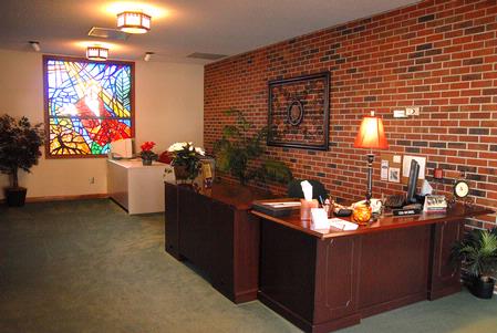 Interior of Luther Hall. - Photo by Kristi McMurry Woody