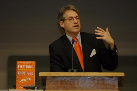 Eric Metaxas discusses his book "Everything You Always Wanted to Know about God," as well as how one must engage in spiritual dialogue with a secular world. - Photo by Jordan Buie