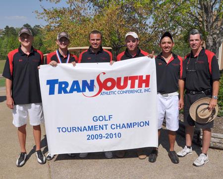 Union wins 2010 TranSouth men's golf title at Pickwick Landing. - Photo by Steven Aldridge