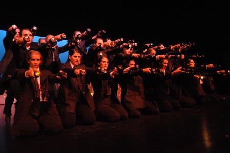 The women of Zeta Tau Alpha perform their version of Catch Me If You Can for the 2010 Variety Show. - Photo by Morris Abernathy