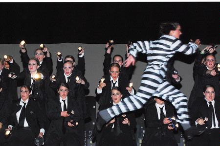 The women of Zeta Tau Alpha perform their version of "Catch Me if You Can." - Photo by Abigail Harris