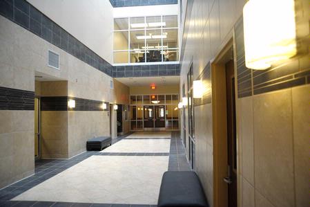 The stunning atrium area in the new Providence Hall. - Photo by Morris Abernathy