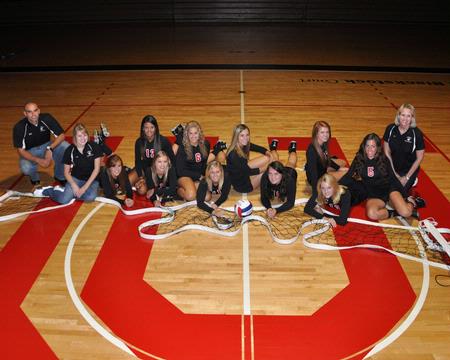2010 Union volleyball team. - Photo by Steven Aldridge