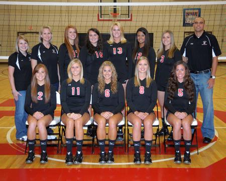 2010 Union University Volleyball team. - Photo by Morris Abernathy