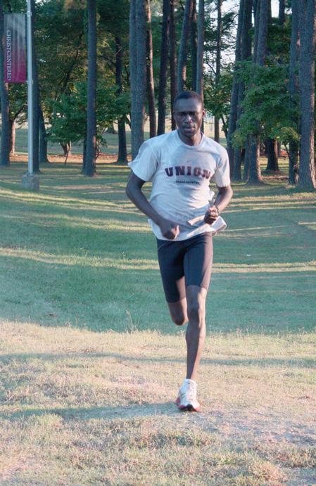 Alex Bett, junior TranSouth individual champion, prepares for the fall 2010 cross country season. - Photo by Ebbie Davis