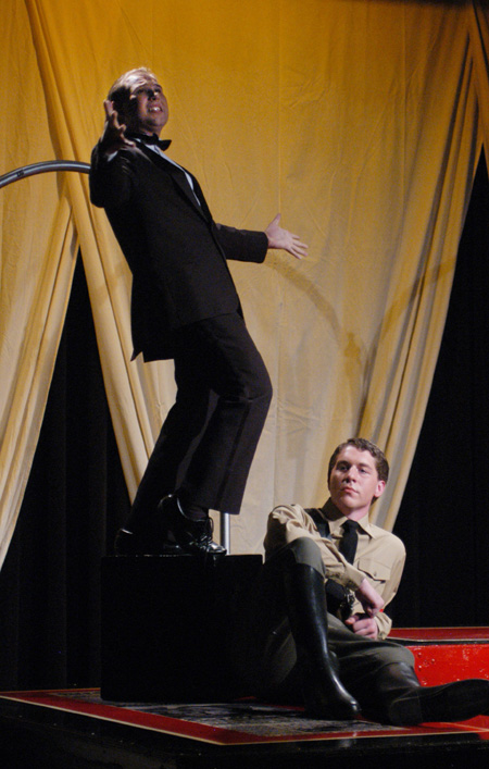 Ben Lancaster and Jeremy Parker in <i>Die Ratzel</i>. - Photo by Jim Veneman