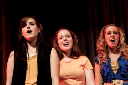The group "On Holidays" performs songs all about summertime for All-Sing - Photo by Deanna Santangelo