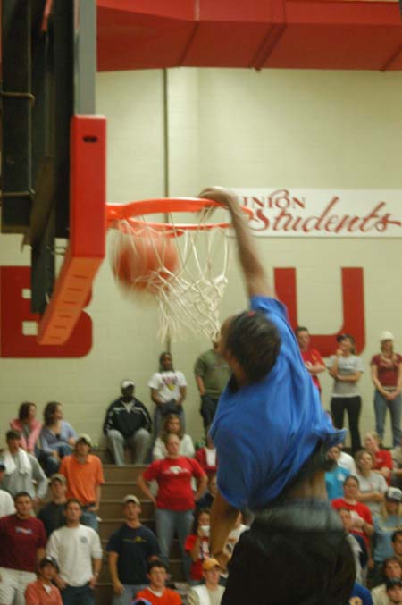 Marcus Cooper was a crowd pleaser during the Bulldog Madness Dunk competition. - Photo by Courtney Ross