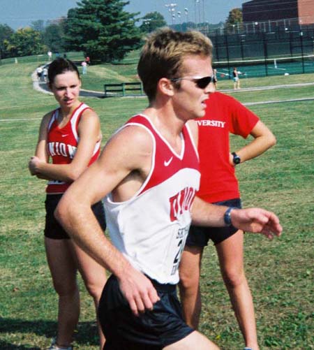 Chris Winter of Union gets loose prior to the UT-Martin Invitational. - Photo by Uncredited