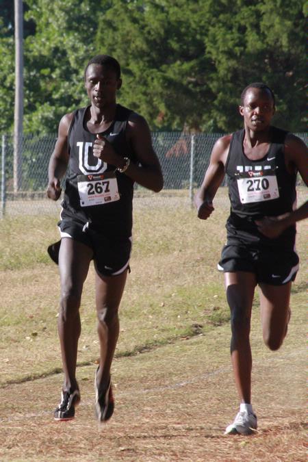 Alex Bett (left), Edwin Kurgat. - Photo by Meagan Comeaux