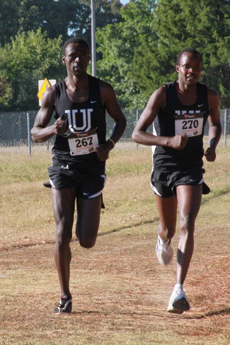 Alex Bett (left), Edwin Kurgat. - Photo by Meagan Comeaux