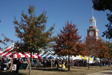 Homecoming festivities take place on the Great Lawn.  - Photo by Ebbie Davis
