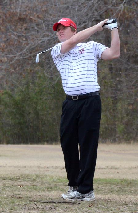 Matt Kelley practices his swing at the Jackson National Golf Course. - Photo by Beth Spain