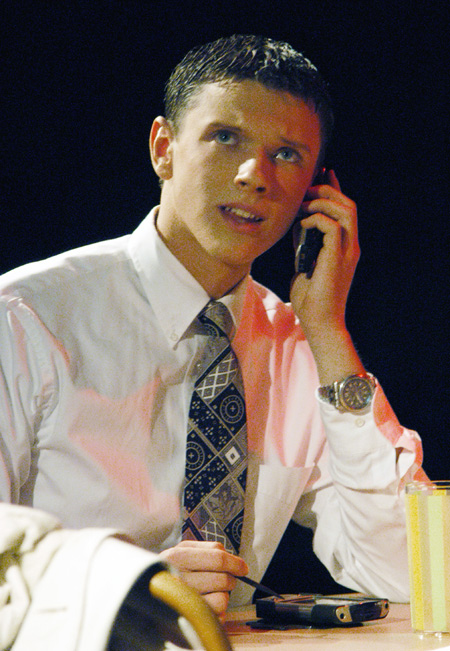 Stephen Kennedy as Harvey Gold in <i>You Have To Serve Somebody</i>. - Photo by Jim Veneman