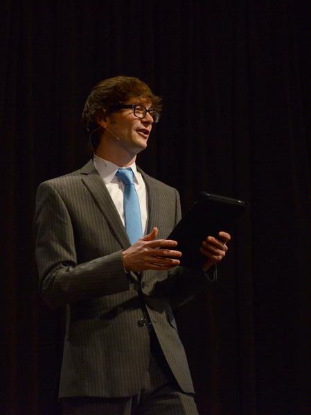Dr. Greg Thornbury, vice president for spiritual life and dean of the school of theology and missions, speaks in chapel. - Photo by Ebbie Davis