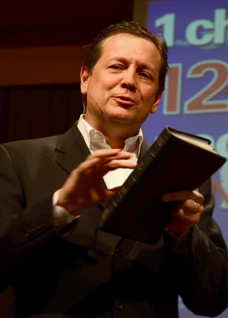 Kevin Ezell, president of the North American Mission Board, speaks in chapel. - Photo by Victoria Stargel
