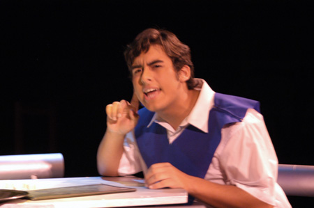 Lucas Villalpondo as Hector Hazada in <i>You Have To Serve Somebody</i>. - Photo by Jim Veneman
