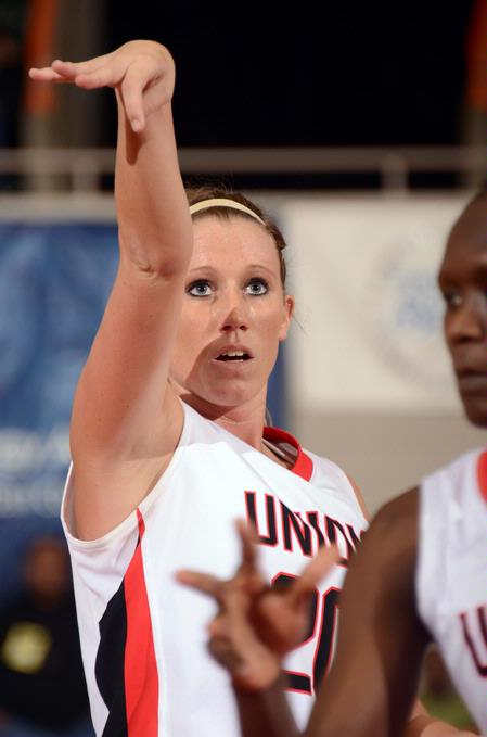 Kayla Hudson sinks a free throw in the quarterfinals game of the NAIA National Championship. - Photo by Morris Abernathy
