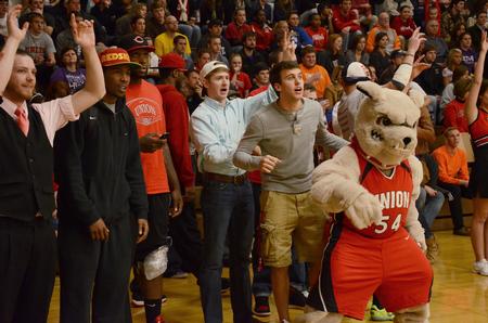 Union Basketball fans came out to cheer on their Lady Bulldogs. The student section was overflowing with pride and excitement for their team. - Photo by Ebbie Davis