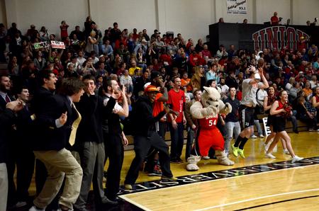 Union Basketball fans came out to cheer on their Lady Bulldogs. The student section was overflowing with pride and excitement for their team. - Photo by Ebbie Davis